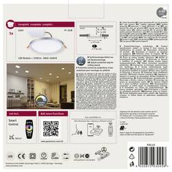 Paulmann 93045 AREO VariFit TuneW Zigbee LED panel vestavný, LED, 13 W, chrom (matný)