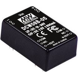 MEAN WELL DCW08A-12 DC/DC měnič napětí 8 W Počet výstupů: 2 x Obsah 1 ks