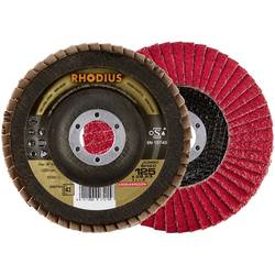 Rhodius 208746 JUMBO SPEED vějířový brusný kotouč Průměr 125 mm Ø otvoru 22.23 mm Zrnitost 40 nerezová ocel 1 ks