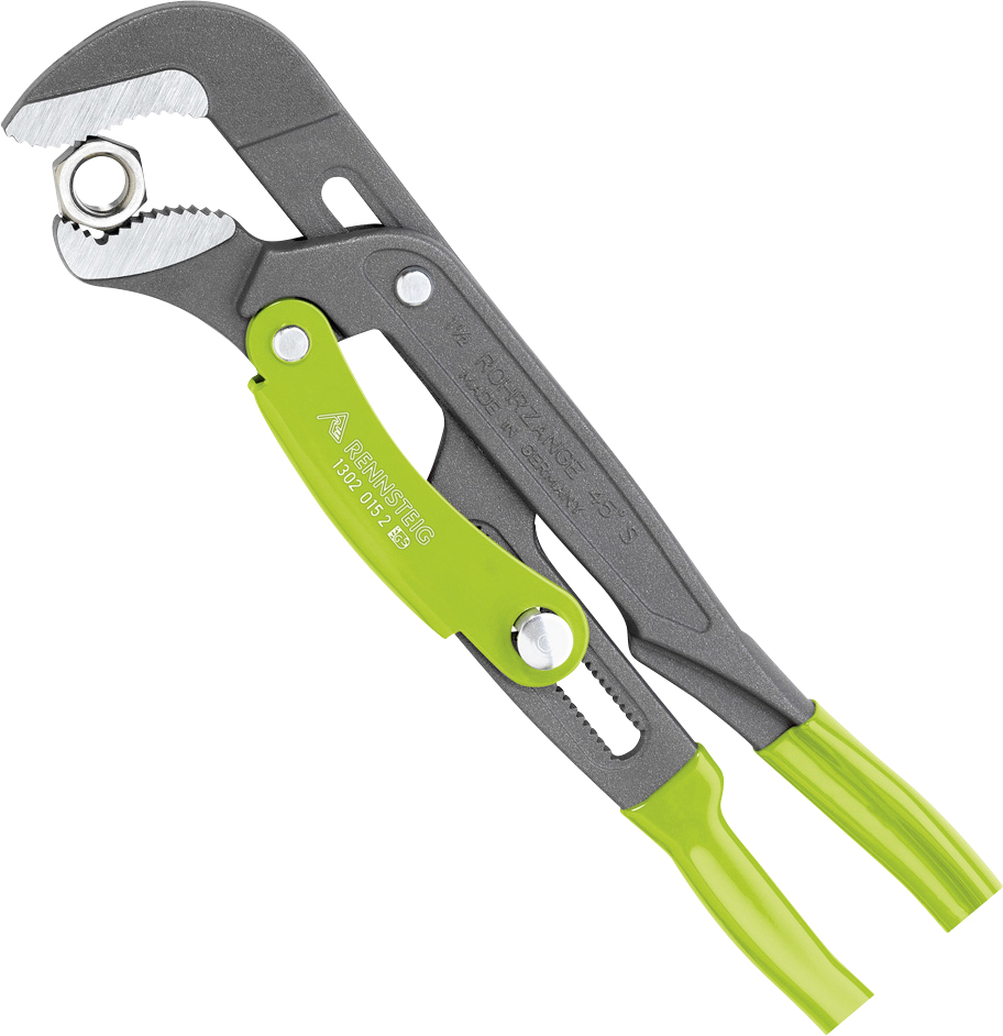 Rennsteig Werkzeuge SRS-Rohrzange 2 S-Form L 560mm KS-bezogene Griffe 1302 015 2-2 rohový hasák 45° 2