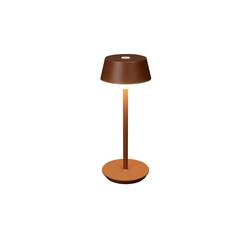 Konstsmide 7830-960 Lyon Akumulátorová stolní LED lampa 2.5 W teplá bílá, RGB terakota