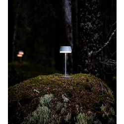 Konstsmide 7830-630 Lyon Akumulátorová stolní LED lampa 2.5 W teplá bílá, RGB zeleno-šedá