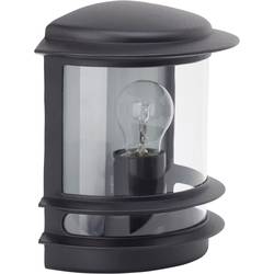 Brilliant Hollywood 47880/06 venkovní nástěnné osvětlení úsporná žárovka, LED E27 60 W černá