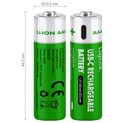 LogiLink LR03RCB2 akumulátor AAA Li-Ion 1.5 V 2 ks
