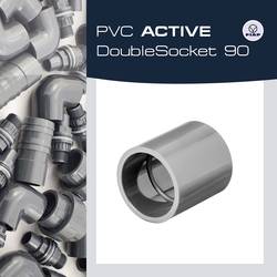 FIAP 2509 dvojitá objímka z PVC (Ø) 90 mm 1 ks