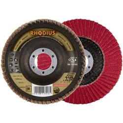 Rhodius 208745 JUMBO SPEED vějířový brusný kotouč Průměr 115 mm Ø otvoru 22.23 mm Zrnitost 80 nerezová ocel 1 ks