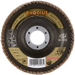 Rhodius 208745 JUMBO SPEED vějířový brusný kotouč Průměr 115 mm Ø otvoru 22.23 mm Zrnitost 80 nerezová ocel 1 ks