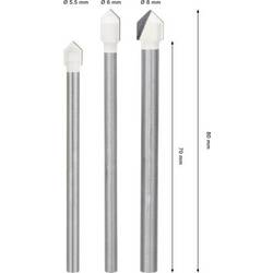 Bosch Accessories 2608707355 sada vrtáků na keramiku 1 ks