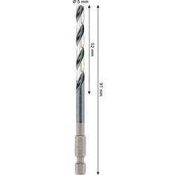 Bosch Accessories 2608577573 2608577573 HSS kovový spirálový vrták broušený 1 ks