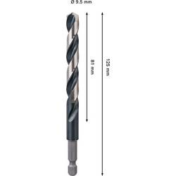 Bosch Accessories 2608577583 2608577583 HSS-G kovový spirálový vrták Celková délka 125 mm broušený 6,35 mm 1 ks