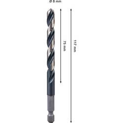 Bosch Accessories 2608577580 2608577580 HSS kovový spirálový vrták Celková délka 117 mm 6,35 mm 1 ks