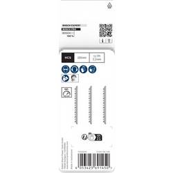 Bosch Accessories 2608667050 List přímočaré pily PRO Plastics PVC clean T102H, 100 mm, 3 ks 3 ks