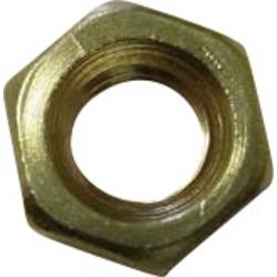 TOOLCRAFT 216348 šestihranné matice M1.2 DIN 934 mosaz 20 ks