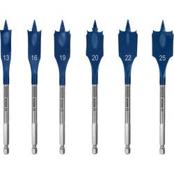 Bosch Accessories 2608902109, 2608902109 sada plochých frézovacích vrtáků, 13 mm, 16 mm, 19 mm, 20 mm, 22 mm, 25 mm