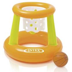 Poolgame Intex „Floating Hoops“ s košíkem na výrobu bazalku + míče, 67 x 55
