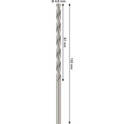 Bosch Accessories 2608577687 2608577687 HSS-G kovový spirálový vrták Celková délka 132 mm broušený 1 ks