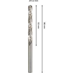 Bosch Accessories 2608577648 2608577648 HSS-G kovový spirálový vrták Celková délka 86 mm broušený 1 ks