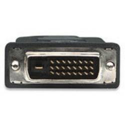 Manhattan HDMI / DVI kabelový adaptér Zástrčka HDMI-A, DVI-D 24+1pol. Zástrčka 1.80 m černá 372503-CG lze šroubovat HDMI kabel