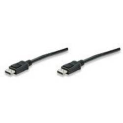 Manhattan DisplayPort kabel Konektor DisplayPort, Konektor DisplayPort 2.00 m černá 307116-CG stíněný Kabel DisplayPort