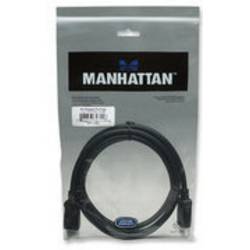Manhattan DisplayPort kabel Konektor DisplayPort, Konektor DisplayPort 2.00 m černá 307116-CG stíněný Kabel DisplayPort
