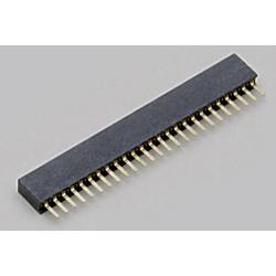 TRU COMPONENTS zásuvková lišta Počet řádků: 1 Počet kontaktů v řadě: 8 TC-2506441 1 ks
