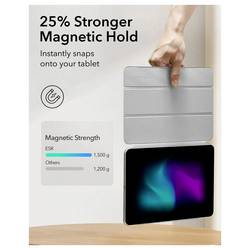 ESR Magnetic Case obal na tablet Apple iPad Pro 11 (2025 & 2024) Pouzdro typu kniha šedá