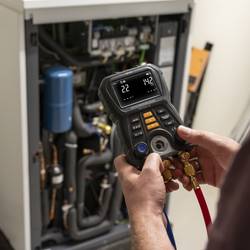 PCE Instruments PCE-HVAC 10 diferenční tlakoměr, měří tlak, teplota, -1 - 60 bar, s funkcí měření teploty, externí senzor