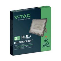 V-TAC vt-44030cct 23613 LED reflektor Energetická třída (EEK2021): F (A - G) 30 W Barvy světla (LED svítidlo): teplá bílá, neutrální bílá, studená bílá