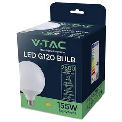 V-TAC 23885 LED Energetická třída (EEK2021) E (A - G) E27 22 W = 155 W bílá 1 ks