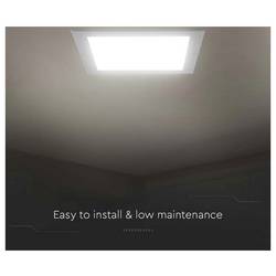 V-TAC 10491 VT-61024 LED panel, třída E (A - G), LED, pevně vestavěné LED, 24 W, bílá