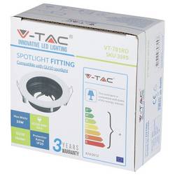 V-TAC VT-781 3595 vestavný rám IP20 bílá
