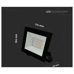 V-TAC VT-44022 23986 LED reflektor Energetická třída (EEK2021): F (A - G) 20 W Barvy světla (LED svítidlo): studená bílá