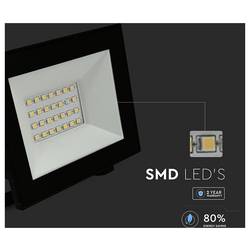 V-TAC VT-44022 23986 LED reflektor Energetická třída (EEK2021): F (A - G) 20 W Barvy světla (LED svítidlo): studená bílá