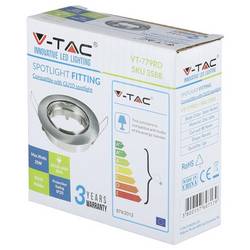V-TAC VT-779 3588 vestavný rám IP20 stříbrná