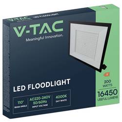 V-TAC VT-44208 23976 LED reflektor Energetická třída (EEK2021): F (A - G) 200 W Barvy světla (LED svítidlo): neutrální bílá