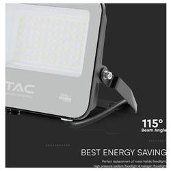 V-TAC VT-4455 231996 venkovní LED reflektor Energetická třída (EEK2021): D (A - G) 50 W Barvy světla (LED svítidlo): teplá bílá
