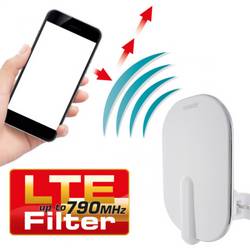 Schwaiger DTA4000 Aktivní plochá DVB-T/T2 anténa venkovní Zesílení: 36 dB bílá