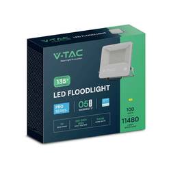 V-TAC VT-44101 23200 LED reflektor Energetická třída (EEK2021): D (A - G) 100 W Barvy světla (LED svítidlo): teplá bílá