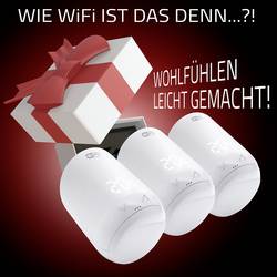 Eurotronic Comet WiFi sada bezdrátové termostatické hlavice, 700224, elektronický, sada 3 ks