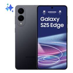 Samsung Galaxy S25 Edge smartphone 256 GB, 17 cm (6.7 palec), černá, Android™ 15, dual SIM