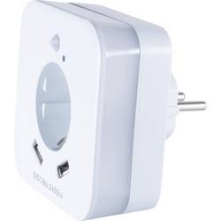InnTec SLED02 LED noční světlo s PIR senzorem LED teplá bílá bílá, schuko zásuvka