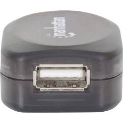 Manhattan USB kabel USB 2.0 USB-A zástrčka, USB-A zásuvka 10.00 m černá 150248