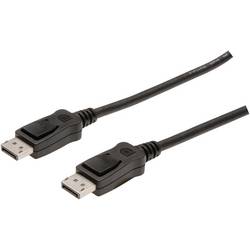 Digitus DisplayPort kabel Konektor DisplayPort, Konektor DisplayPort 3.00 m černá AK-340100-030-S 4K UHD Kabel DisplayPort