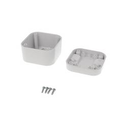 Hammond Electronics 1556BAGY univerzální pouzdro 80 x 80 x 60 plast ABS zpomalující hoření šedá 1 ks
