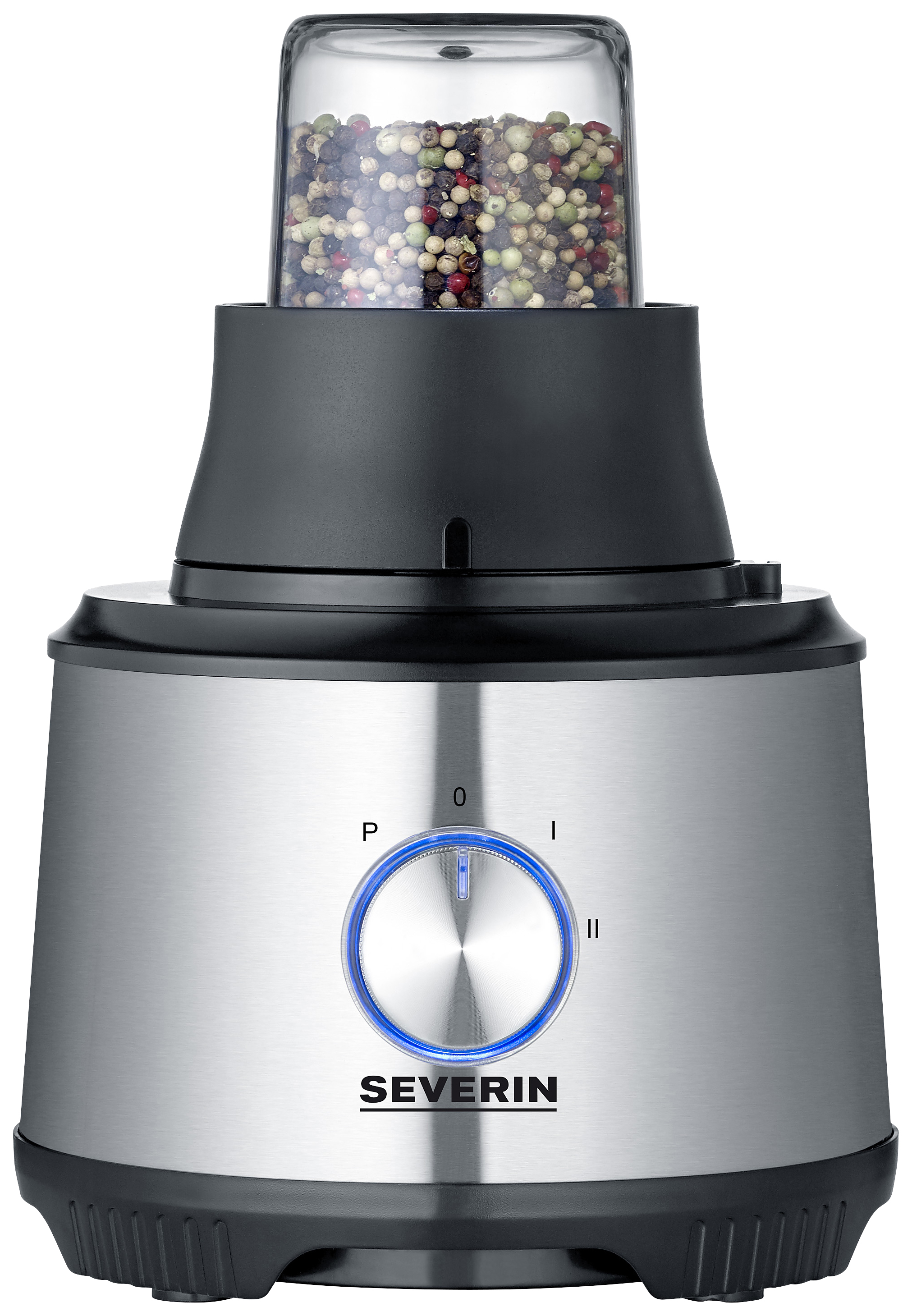 Severin KM 3892 kuchyňský robot 1200 W stříbrná, černá