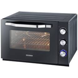 Severin 2073 mini trouba funkce časovače, funkce grilování, s kamenem na pečení pizzy 60 l