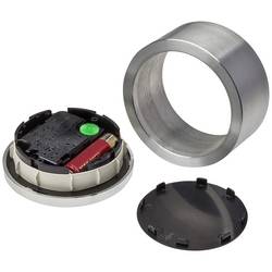 TFA Dostmann 60.1036.55 Quartz stolní hodiny hliník
