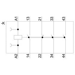 Siemens 3RH2131-2AP00 pomocný stykač 3 spínací kontakty bez LED diody Vhodné pro značku (relé): Siemens Single 1 ks