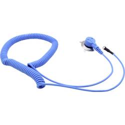 Quadrios ESD zemnicí kabel 1.80 m svorka, tlačítko 10 mm, přípojka s kabelovým očkem
