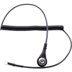 Quadrios ESD zemnicí kabel 1.80 m tlačítko 4 mm , přípojka s kabelovým očkem